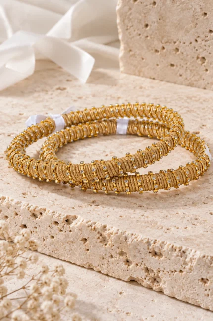 ΣΤΕΦΑΝΑ ΜΕ ΧΡΥΣΟ ΚΟΡΔΟΝΙ ΚΑΙ STRASS.